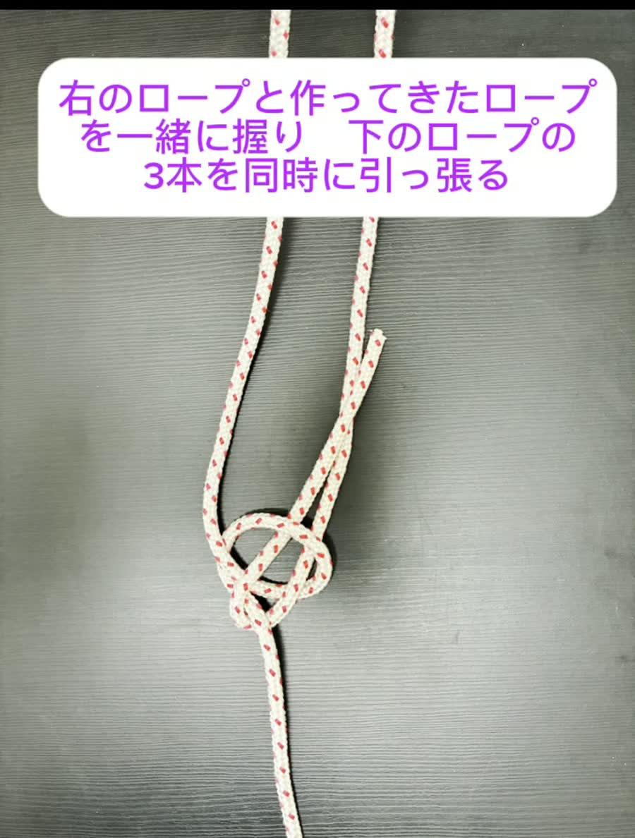 モヤイ結びの完成形